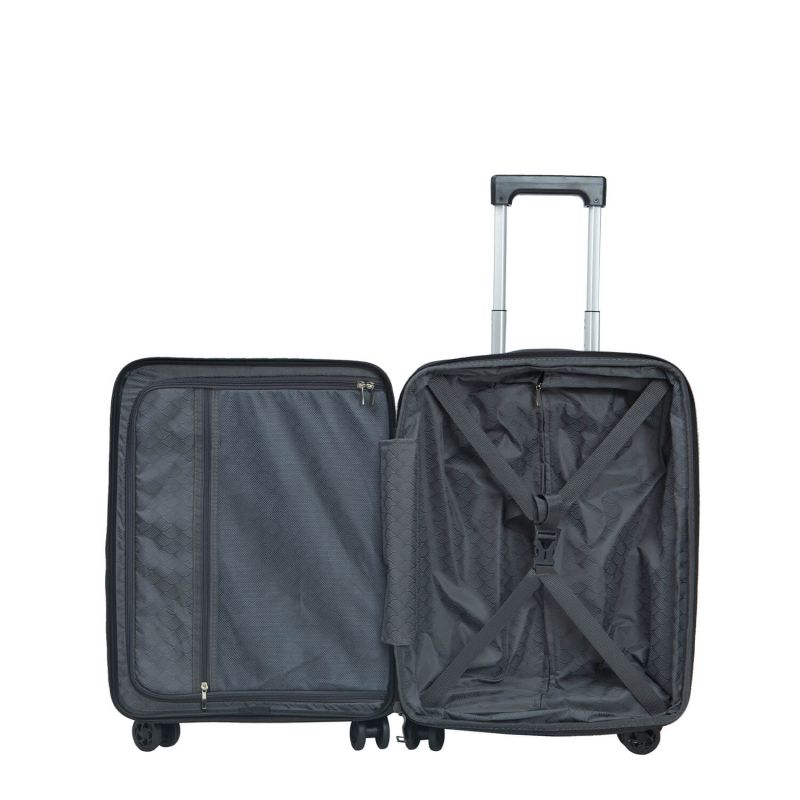 Lot de 3 valises extensibles Haree 55, 67 et 76.5 cm Black