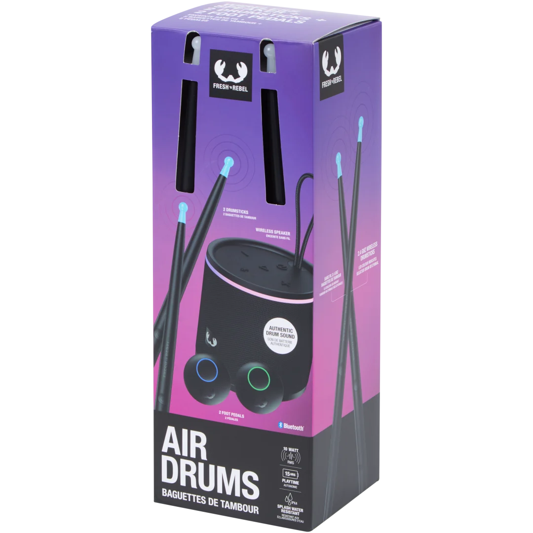Fresh ’n Rebel Draadloze Bluetooth drumsticks set Air Drums 5-delig