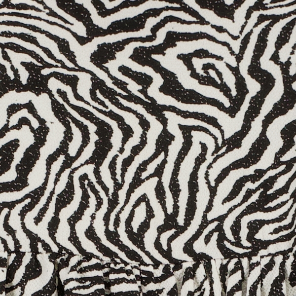 TwoDay dames skort zwart met print