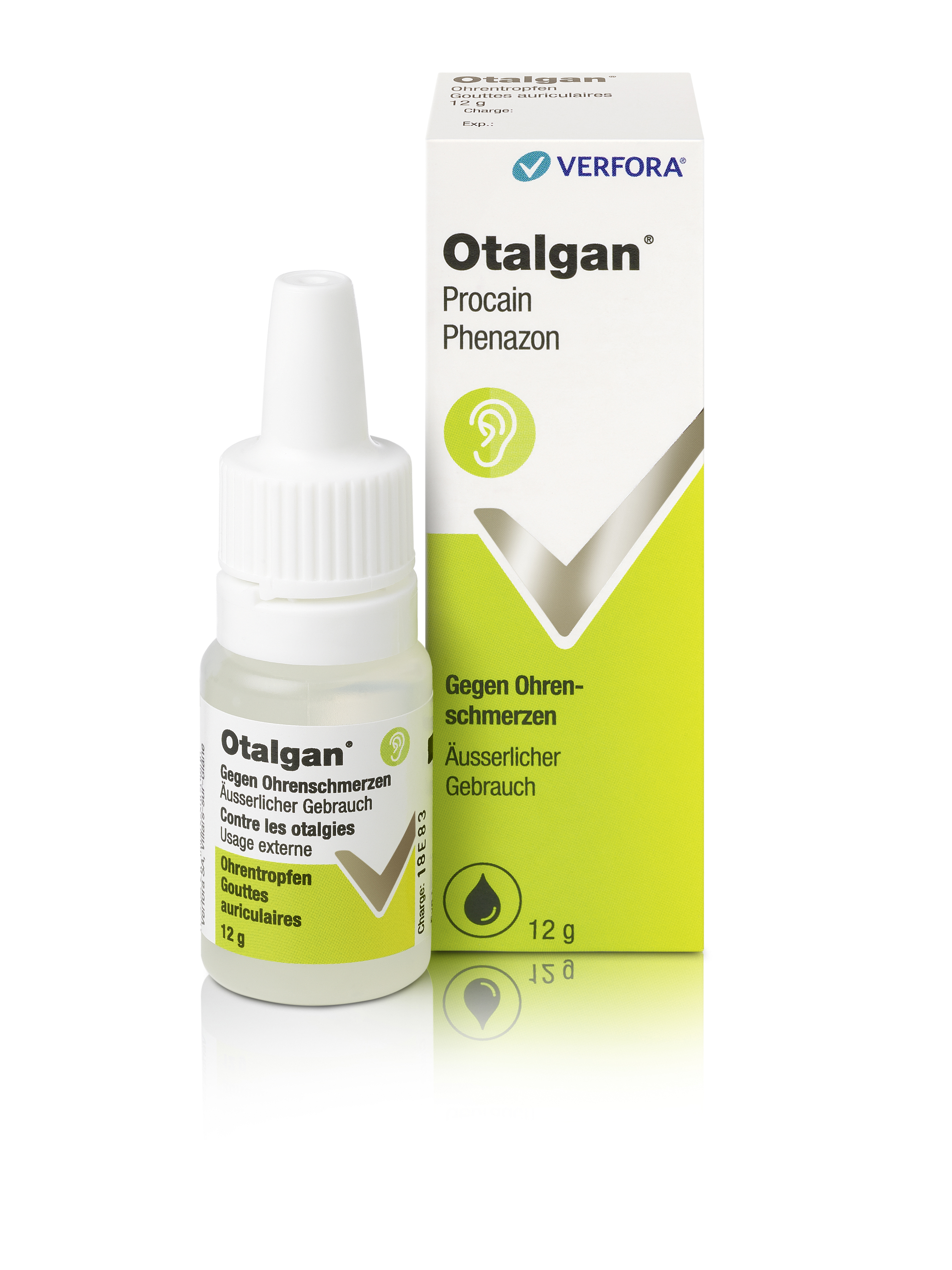 OTALGAN Tropfen Fl 12 g<br>12 g, Flasche, Ohrentropfen, Lösung
