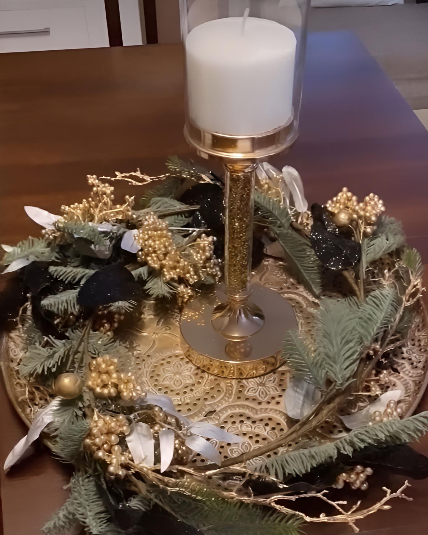 Decoratief dienblad KITNOS Metaal Goud