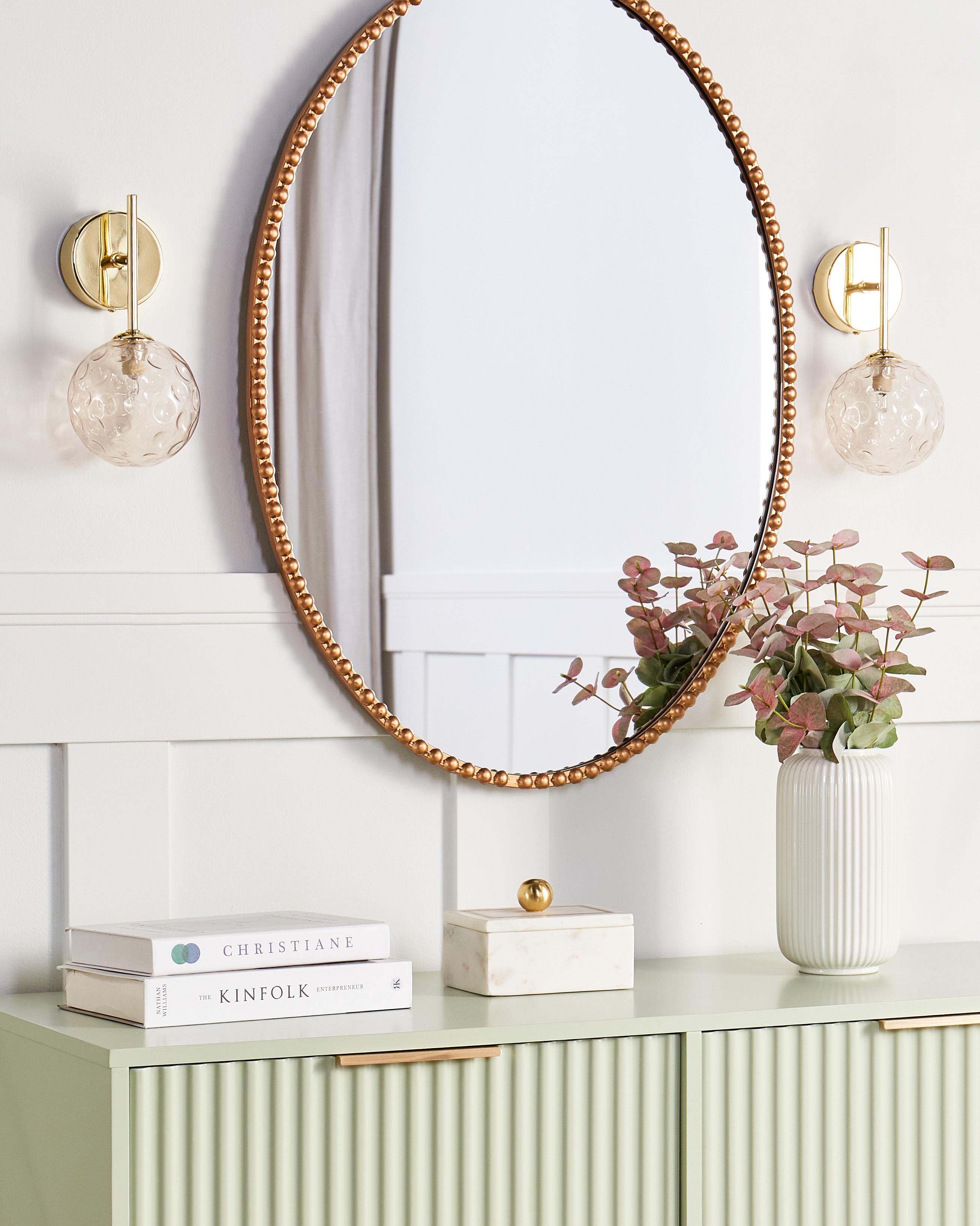 Set van 2 wandlampen ANADYR Glas Beige