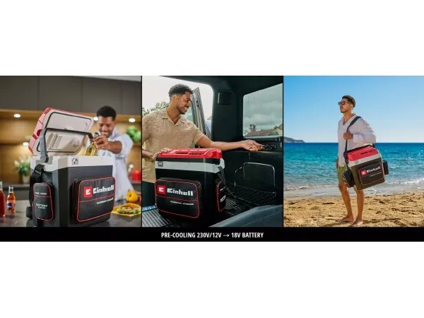 Einhell TE-COL 18/27 Li-Solo, Sort, Rød, Hvid, 27 L, 20 - 60 °C, Frontlomme, 1 stk, Elektrisk - SOLO