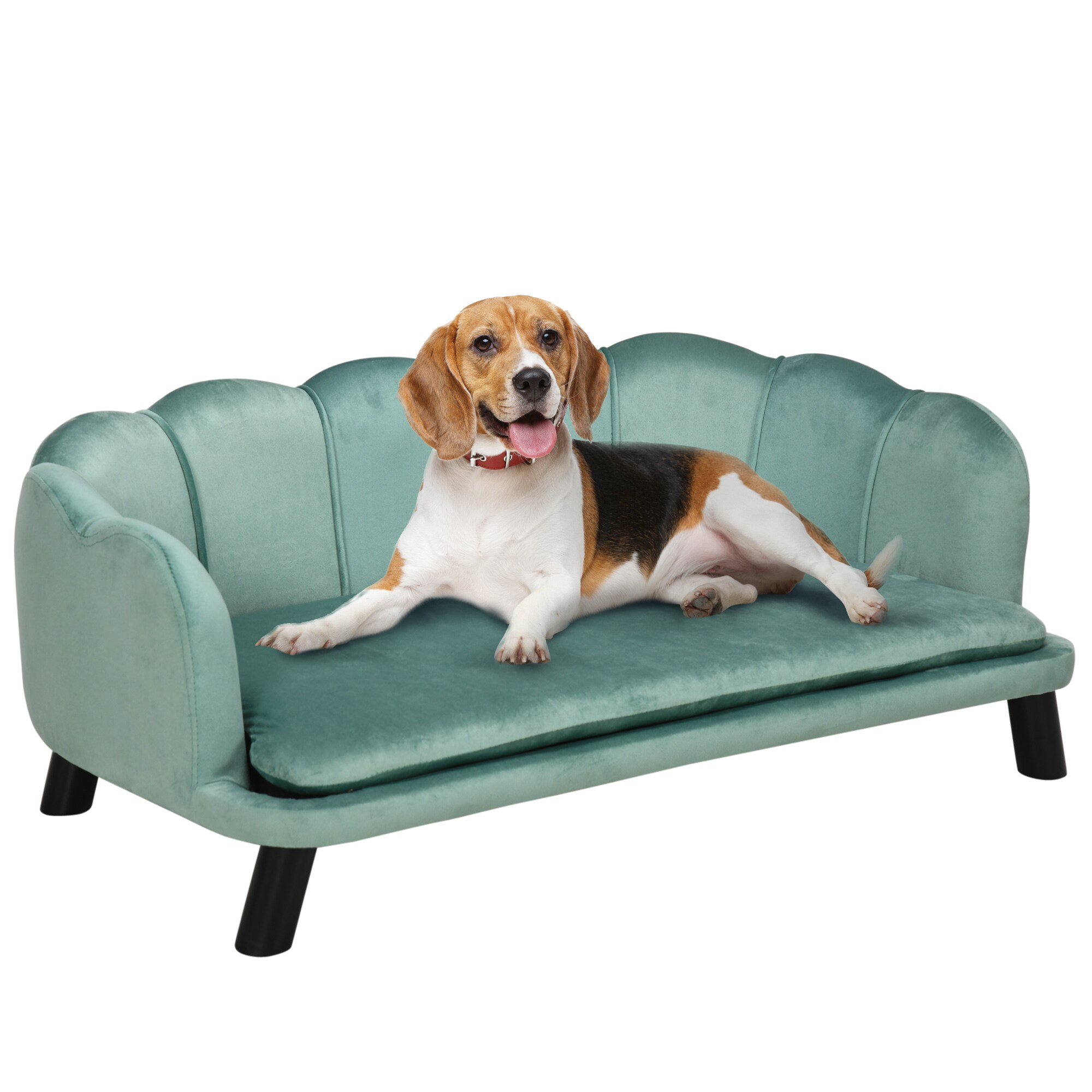 PawHut Hundesofa mit Rückenlehne 98,5B x 60,5T x 35,5H cm