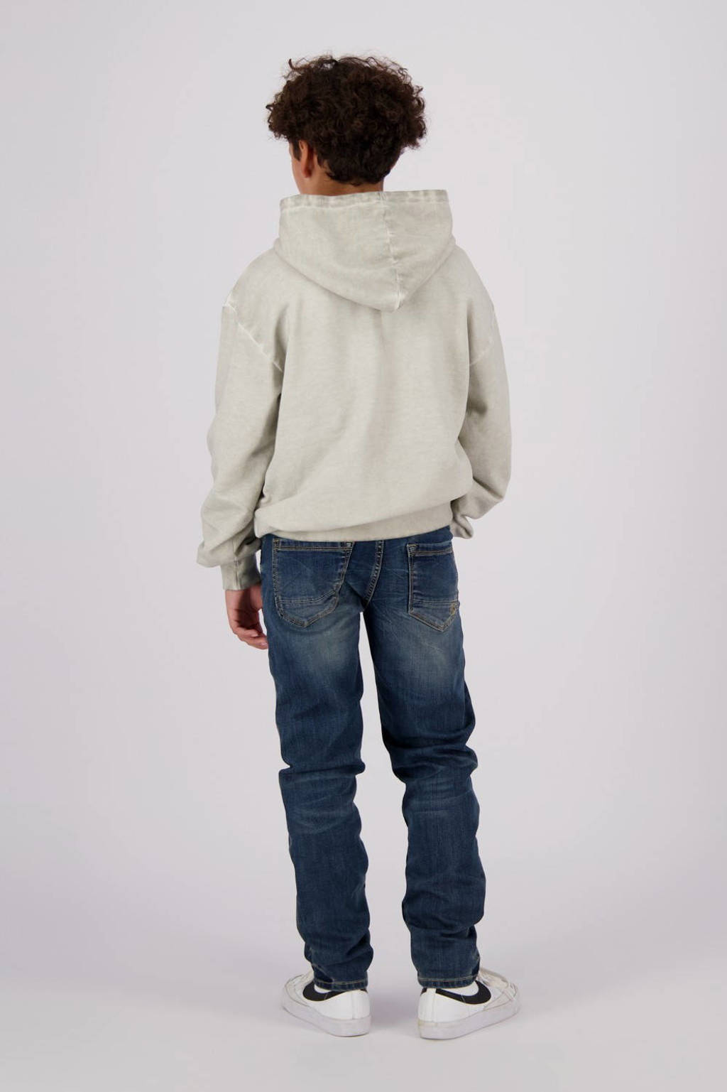 Raizzed hoodie Nevis lichtgrijs