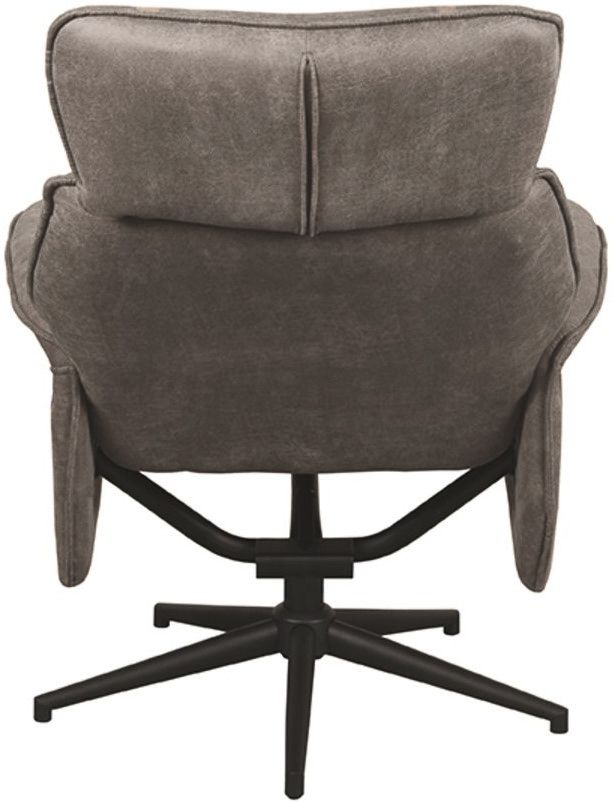 Relaxfauteuil Taupe Micro Suede CH-73.017 Verdal B77 x D79 x H109 cm