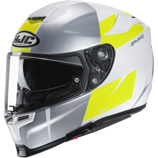 HJC - Casque RPHA 70 Terika MC4HSF / Gris / Blanc / Jaune fluo