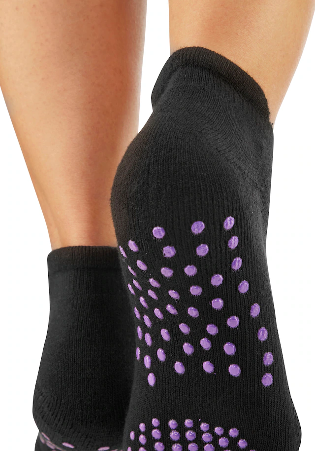 Lavana ABS-Socken Packung, 3 Stk. tlg. mit farbigen Noppen