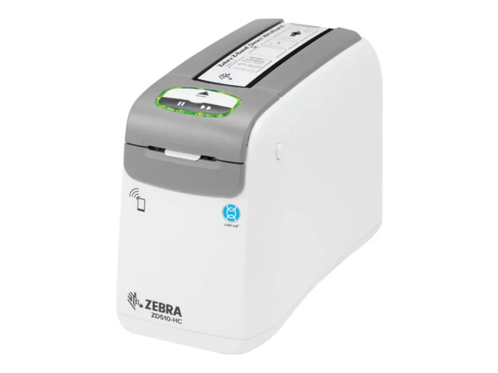 Zebra ZD510-HC - Etiketprinter - direkte termisk - Rulle (3,02 cm) - 300 dpi - op til 102 mm/sek. - USB 2.0, LAN, USB vært, Wi-Fi(ac), Bluetooth 4.0 LE