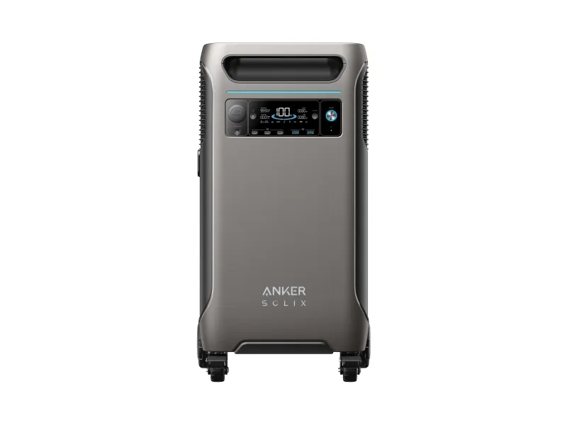 Anker SOLIX F3800 - Transportabel strømstation - AC 230 V - 6000 Watt - litiumjernfosfat - 3840 Wh - Wi-Fi, Bluetooth