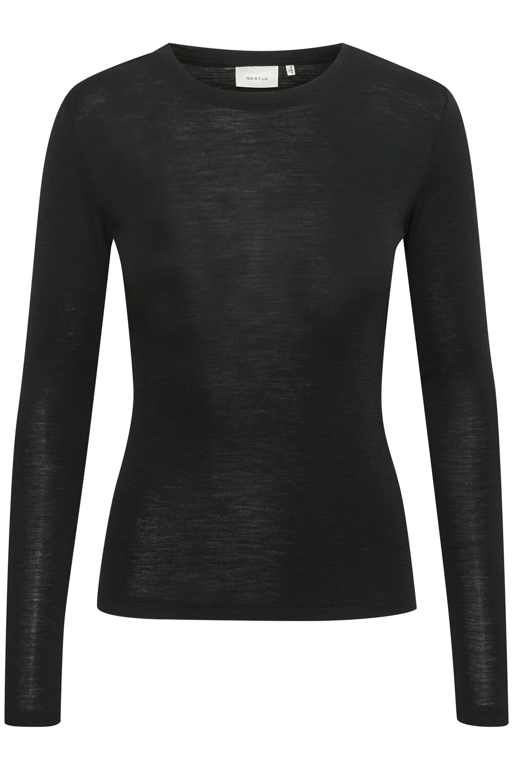 GESTUZ  NiniaGZ langærmet t-shirt - sort
