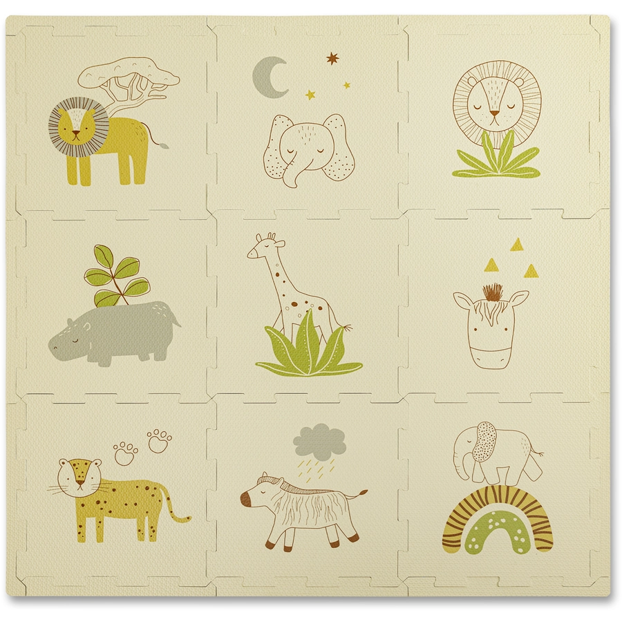 Hakuna Matte Puzzlematte für Babys – Safari Tiere