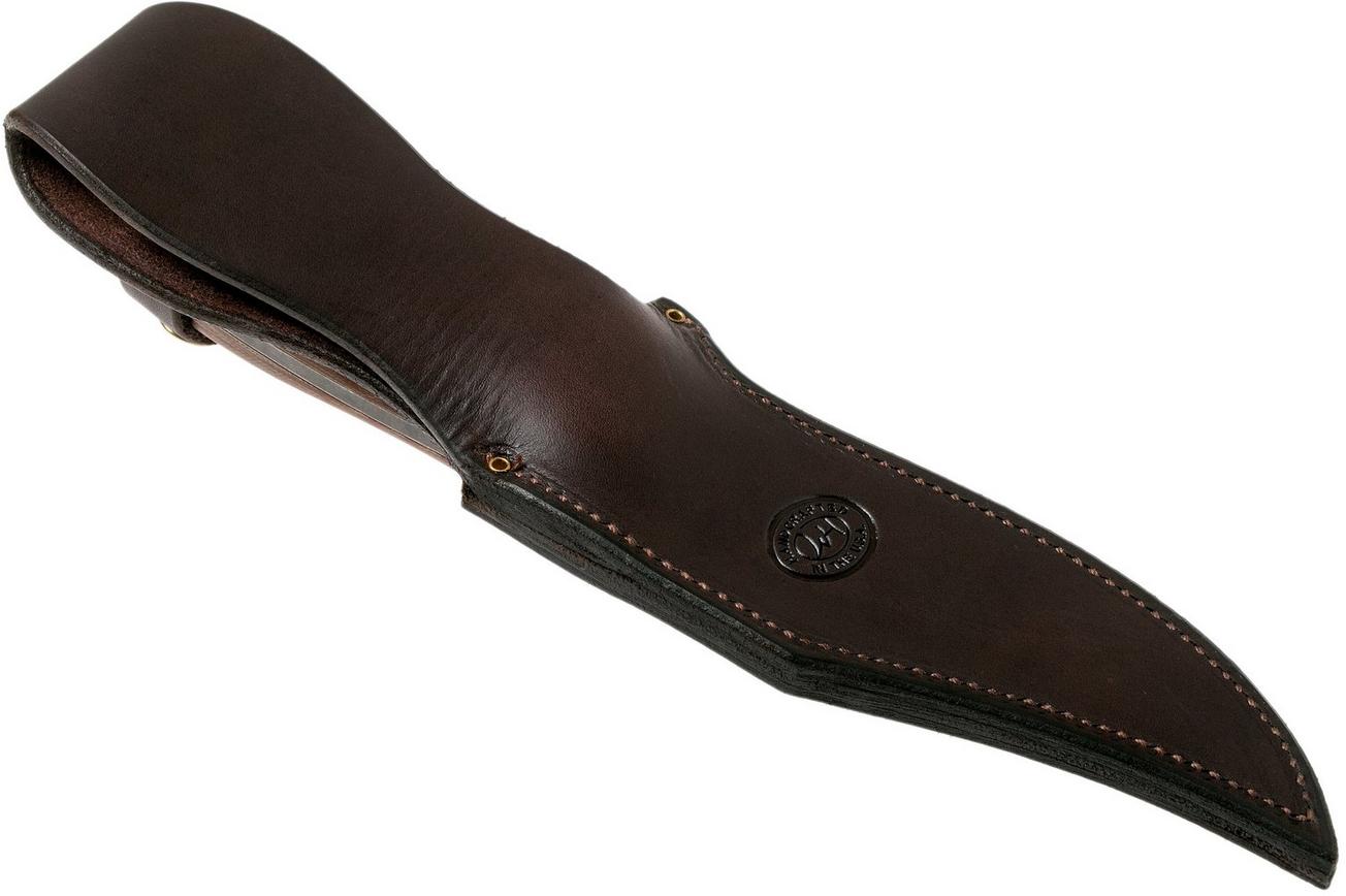 Rick Hinderer Ranch Bowie Natural Canvas Micarta, Battle Black, bowie mes