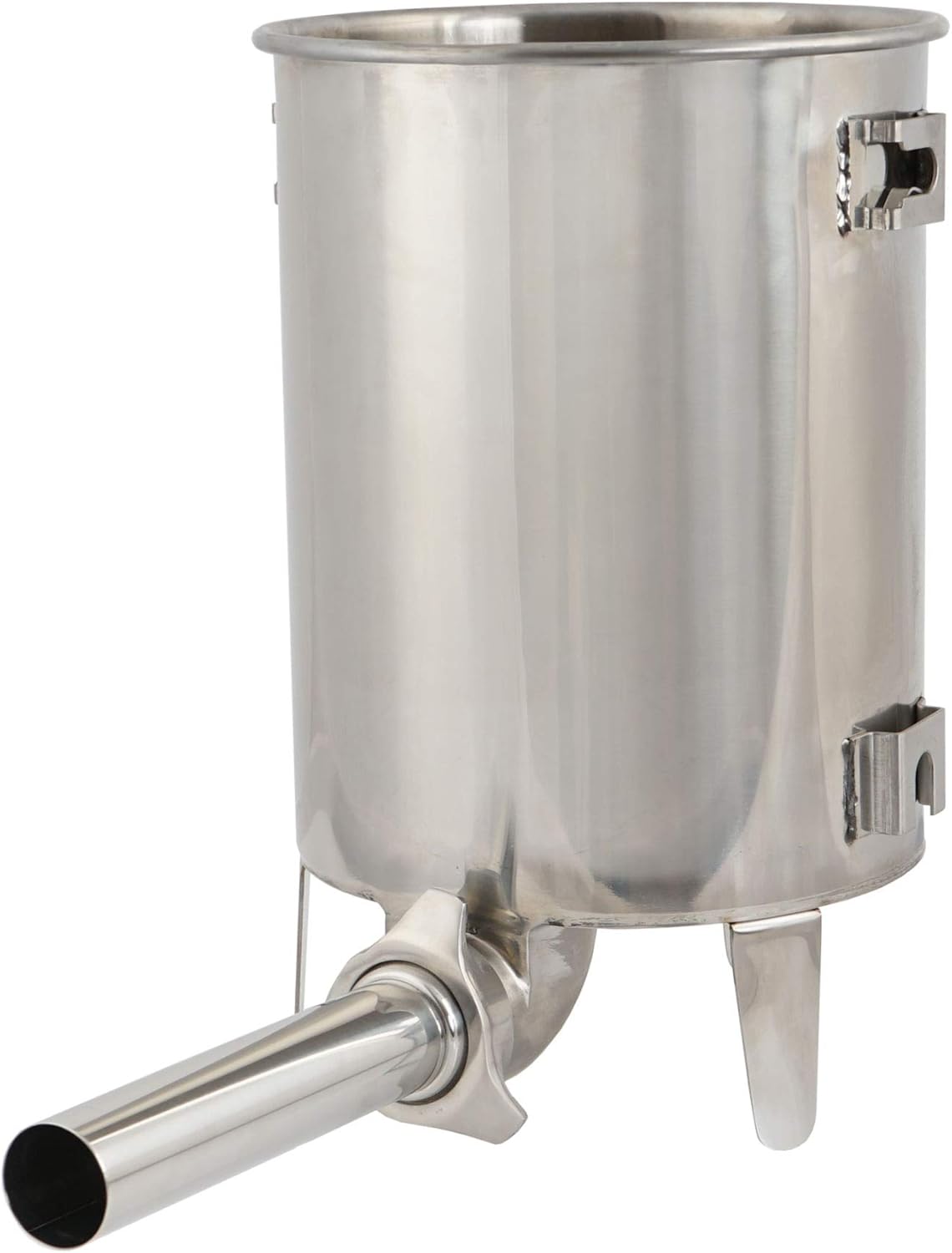Zelsius elektrischer Wurstfüller 10L Wurstfüllmaschine elektrisch Edelstahl Wurstpresse mit Fußpedal 4x Fülltülle 3x Ersatzdichtung