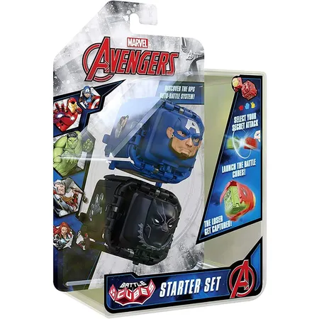 Boti Marvel Avengers Battle Cubes Captain America VS Black Panther