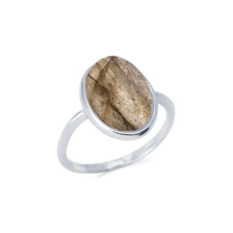 Bague argent 925 Labradorite naturelle