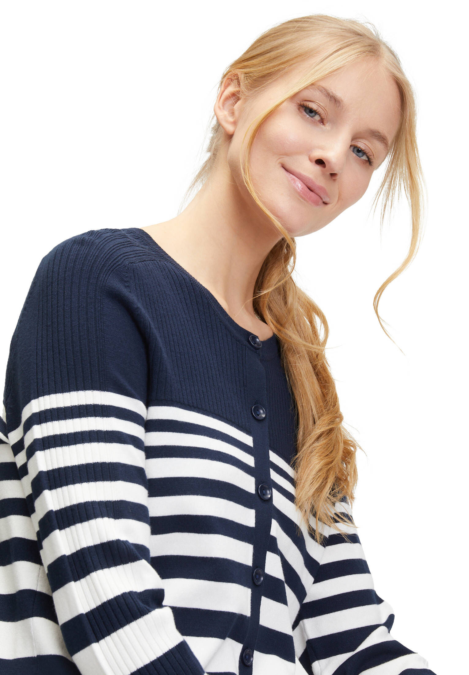 Betty Barclay| Damen Feinstrickjacke mit Ringel