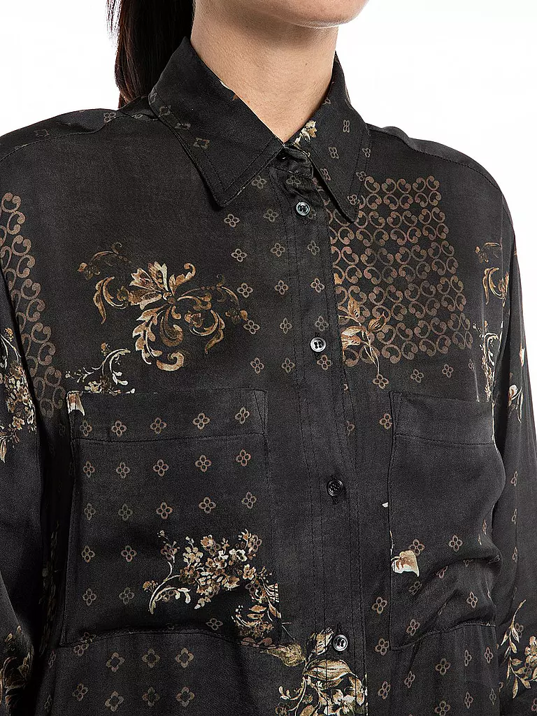 REPLAY Bluse schwarz