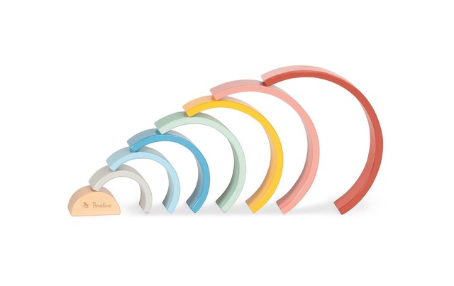 Pinolino® Stapelspielzeug »Holz-Regenbogen Ruby«