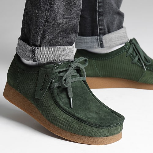 Chaussures Wallabee Evo Dark Green Suede