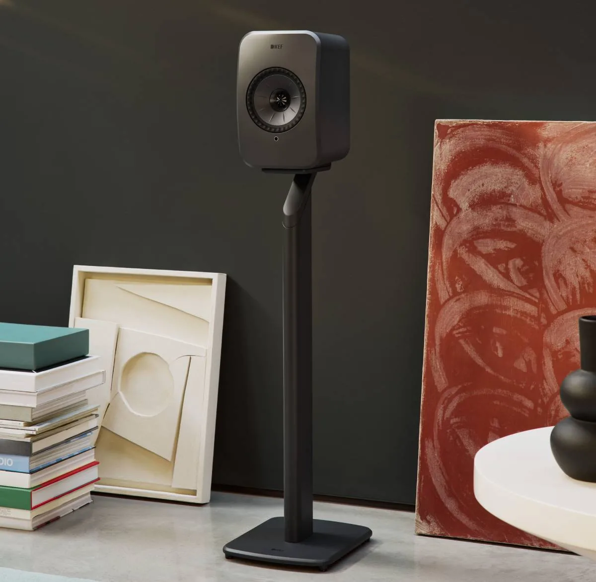 KEF LSX 2 LT Gris (la paire) Enceintes sans fil hi-fi