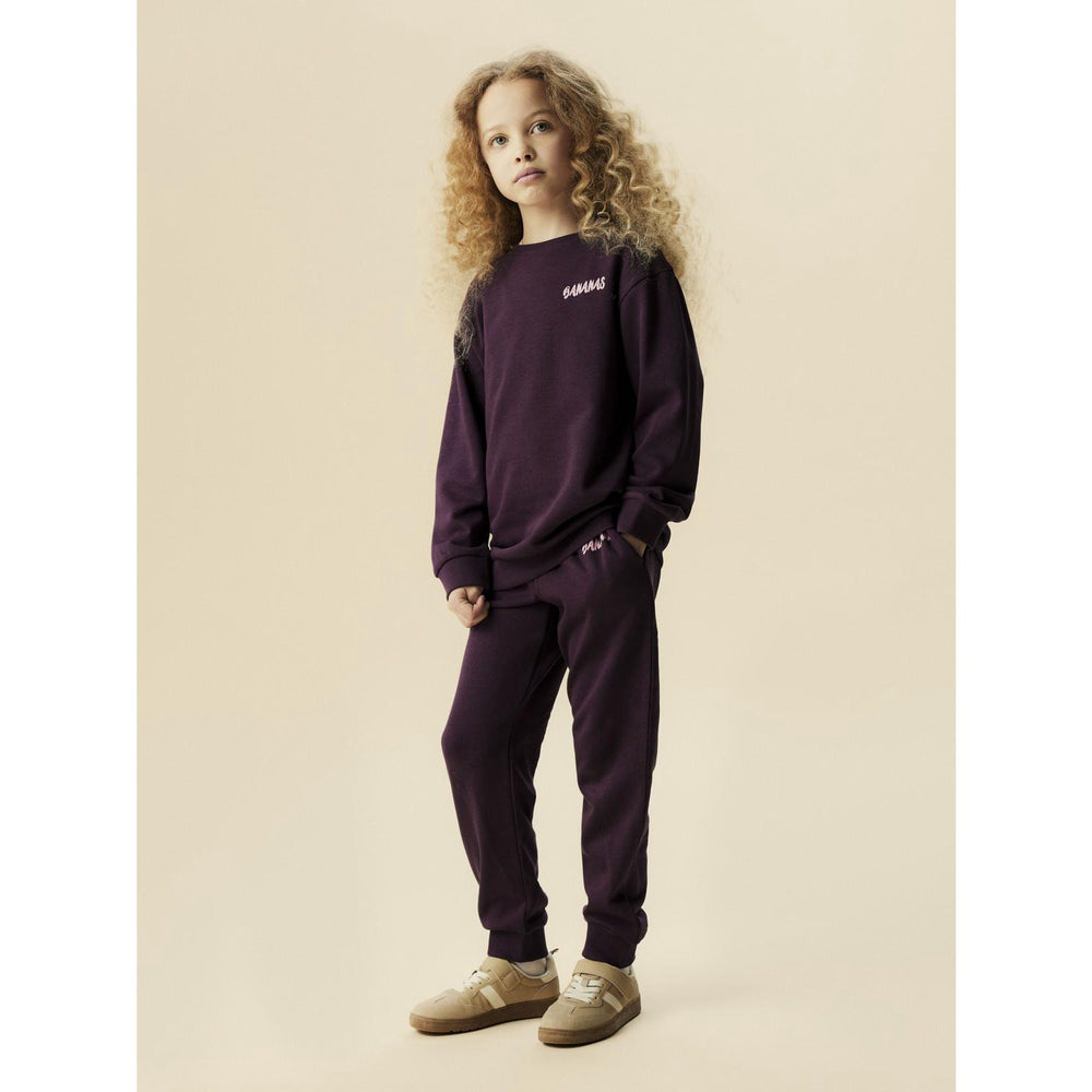 Køb Name It Blackberry Wine Nkfbellis Ls Nreg Sweat Unb Box Pb