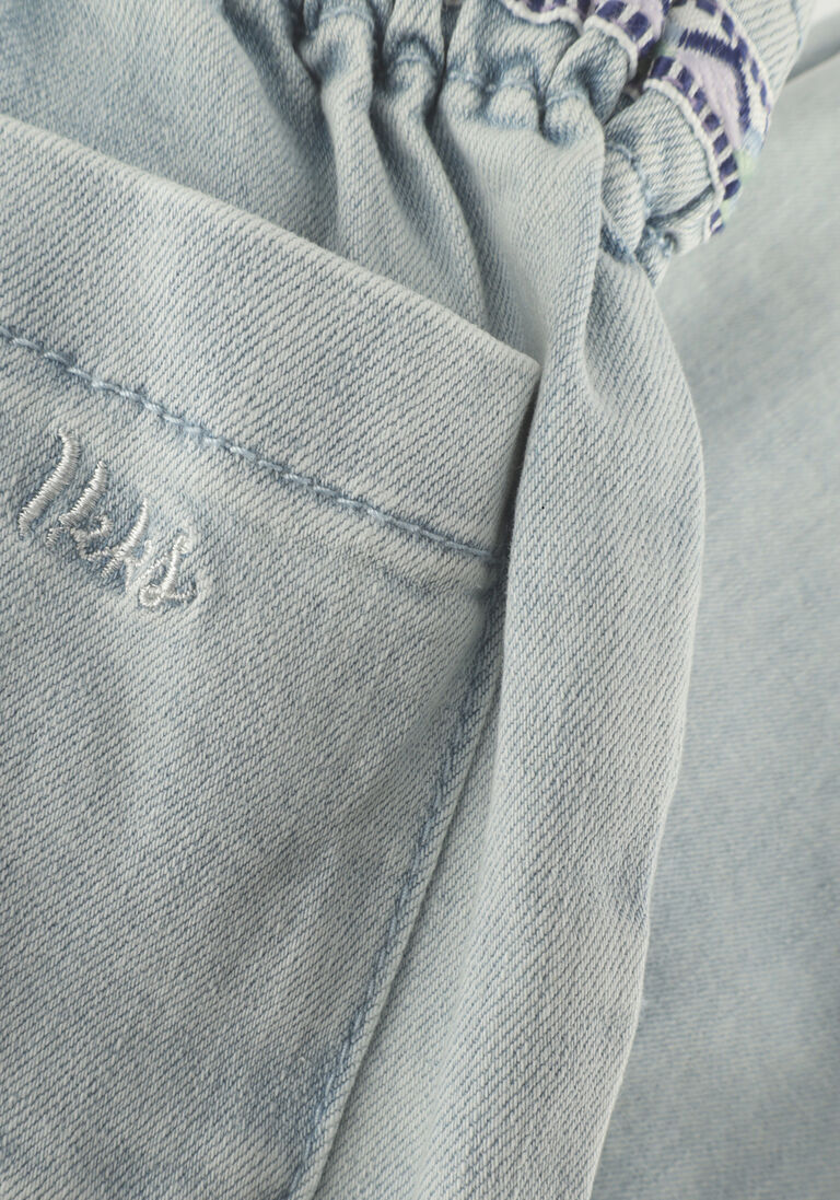 IKKS blauwe ikks mom jeans denim paperbag
