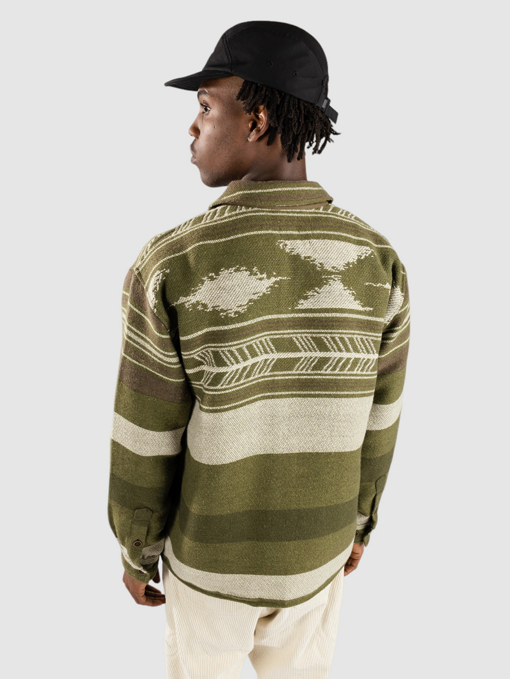 Anerkjendt Akotto Heavy Jacquard Jacket olivine