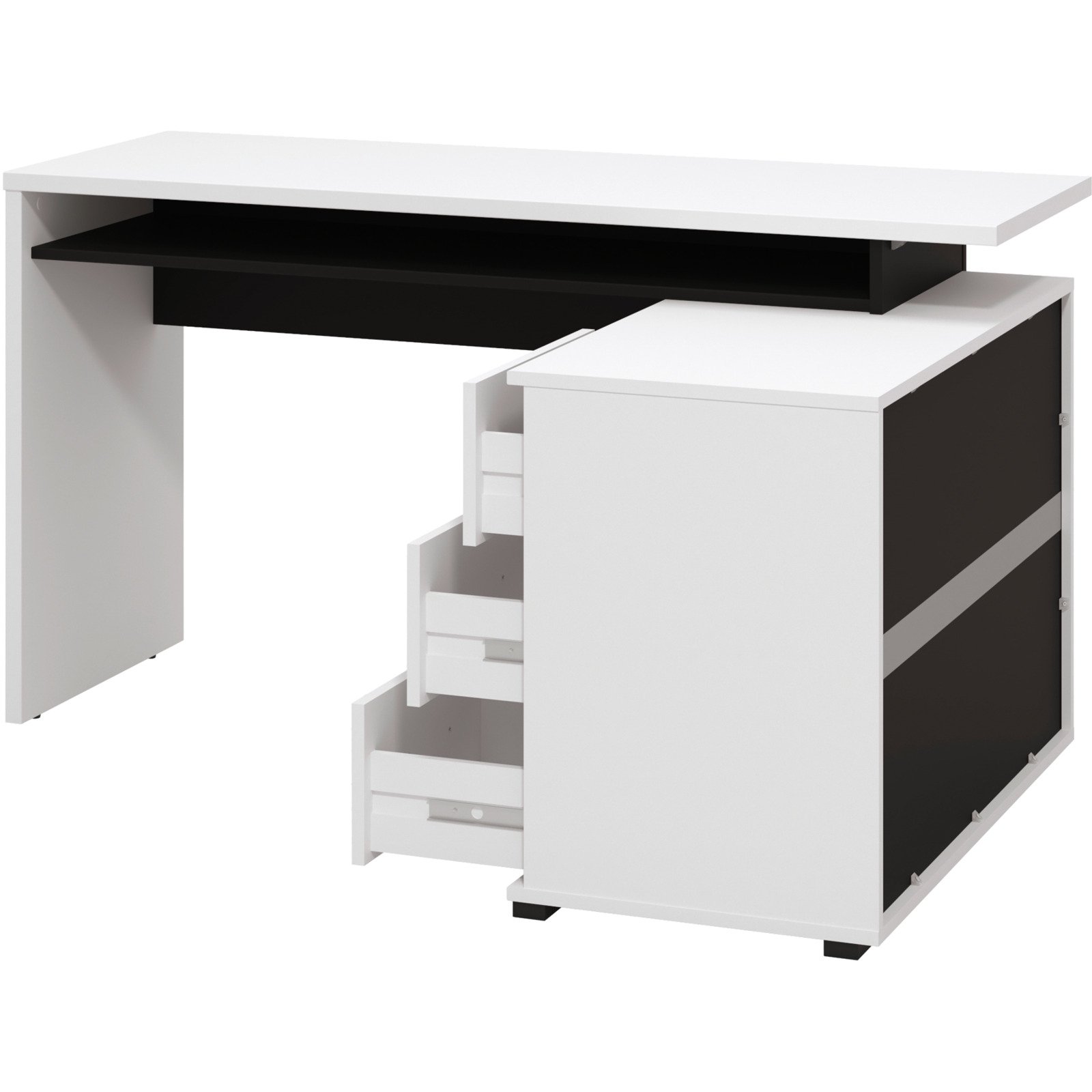 Schreibtisch Arhimed Dekor weiss 137,5 x 75 x 101,5 cm
