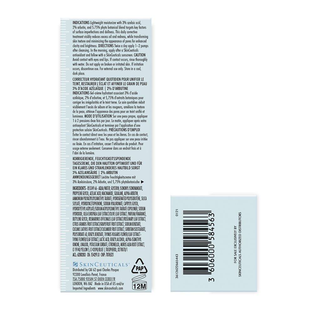 SkinCeuticals PHYTO A + BRIGHTENING TREATMENT Gesichtspflege für zu Akne neigende, unreine Haut sowie bei Pigmentflecken und Pickelmalen