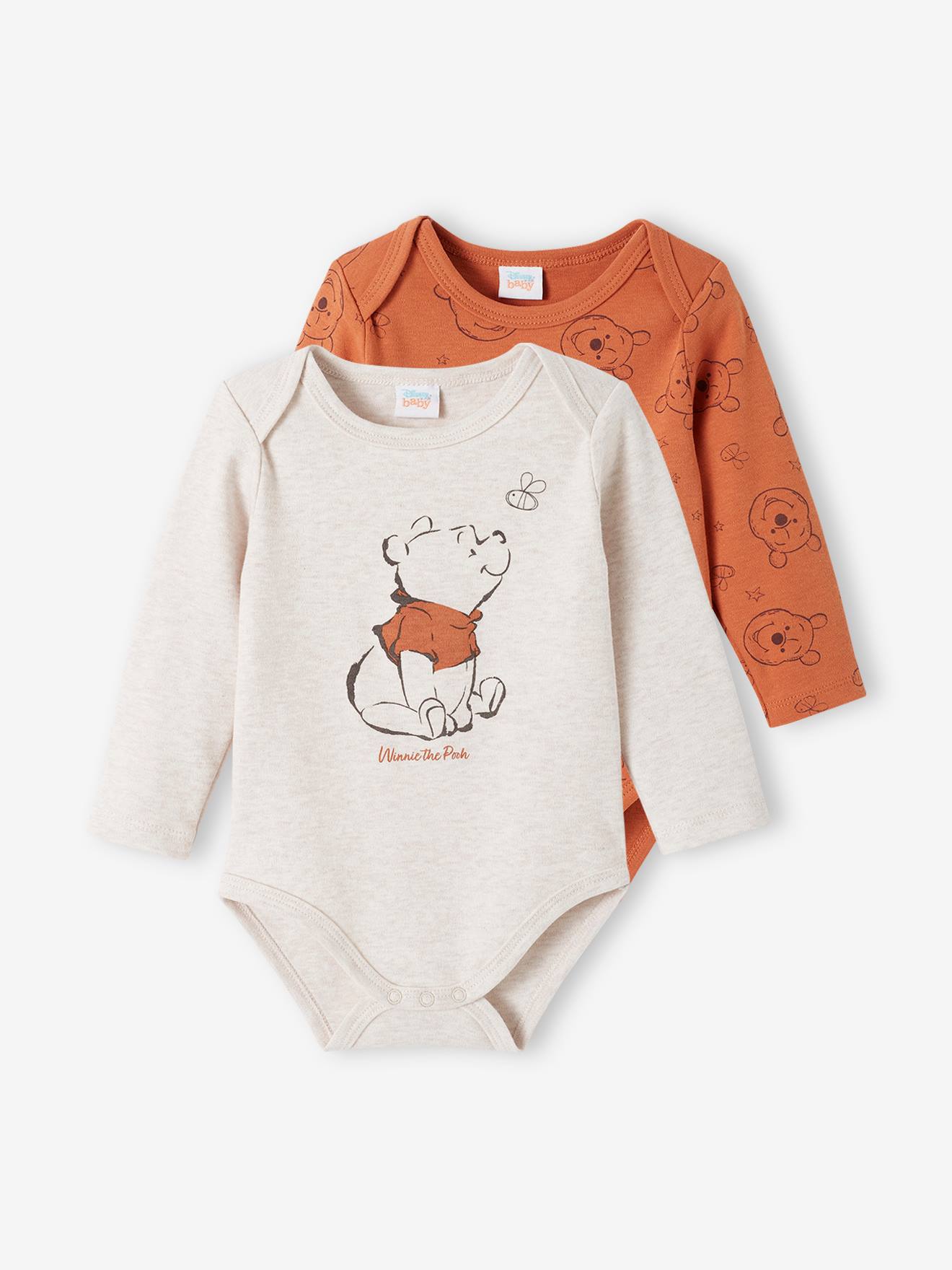 DS® Winnie the Pooh Bebê Menino Pacote com 2 Unidades Baunilha