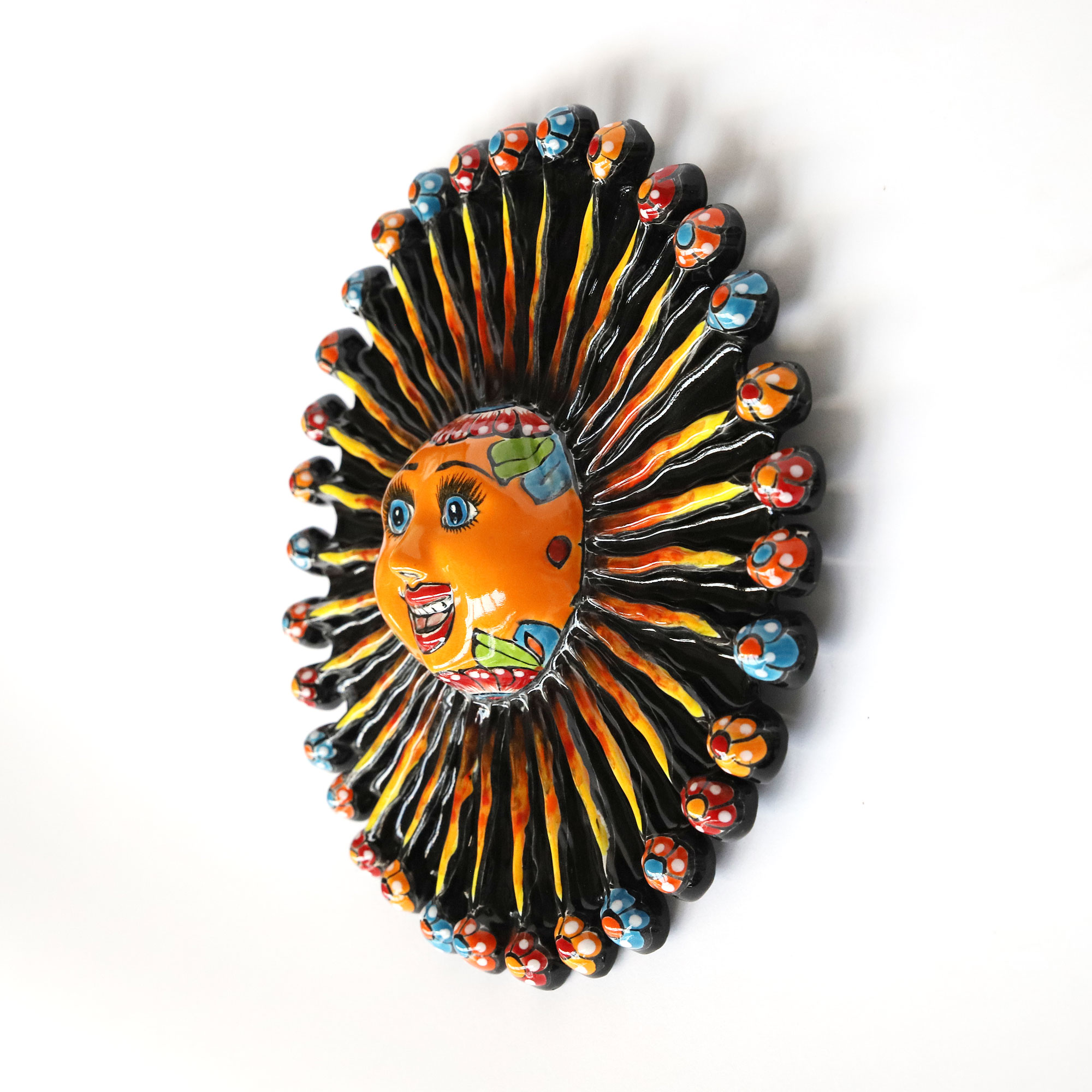 Keramik-Wandschmuck 'Sol', multicolor, Ø 25 cm, L 5 cm günstig bestellen