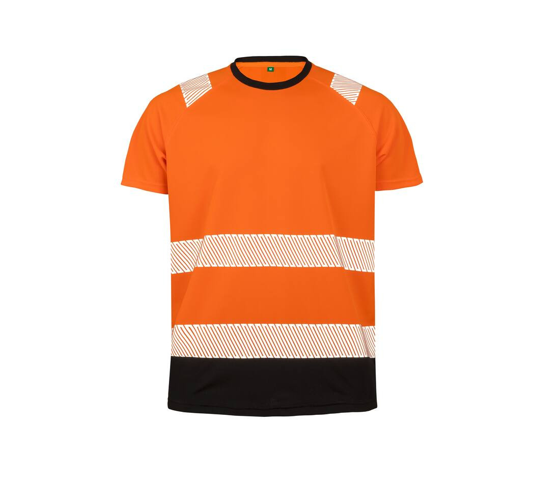 RESULT RS502X - T-shirt haute visibilité en polyester recyclé