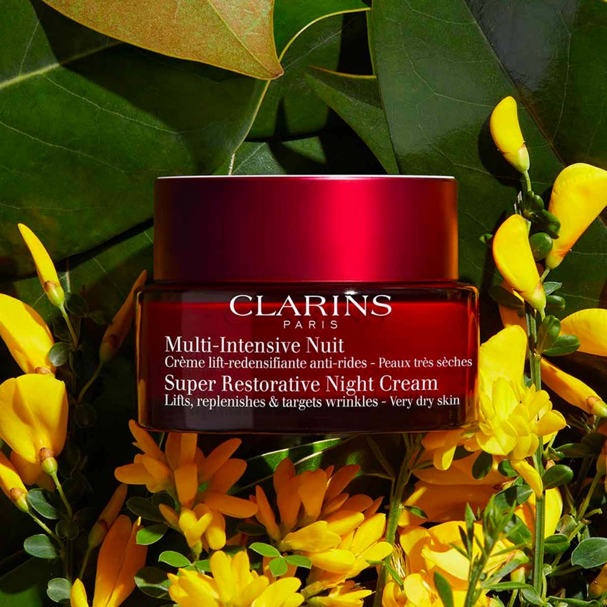 CLARINS Multi Intensive Crème Lift-Repulpante Anti-Rides Nuit - Peaux très Sèches