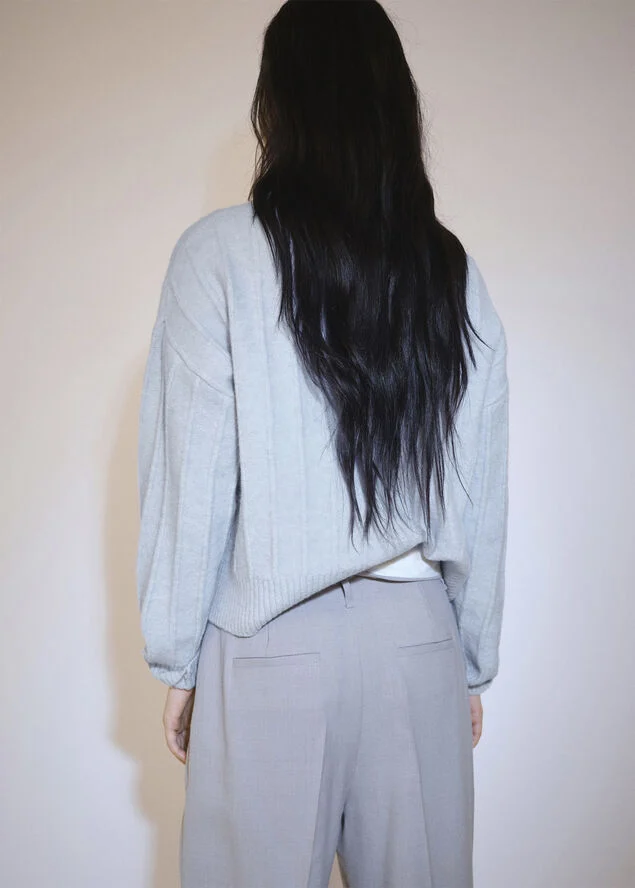 MANGO SWEATER. -- TALDON Lt-pastel blue