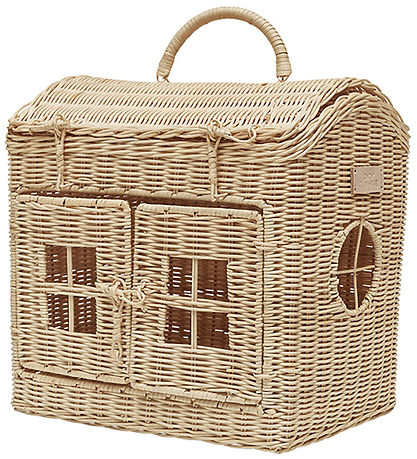 OYOY Aufbewahrungskorb - Haus - 33x25x34 cm - Nature
