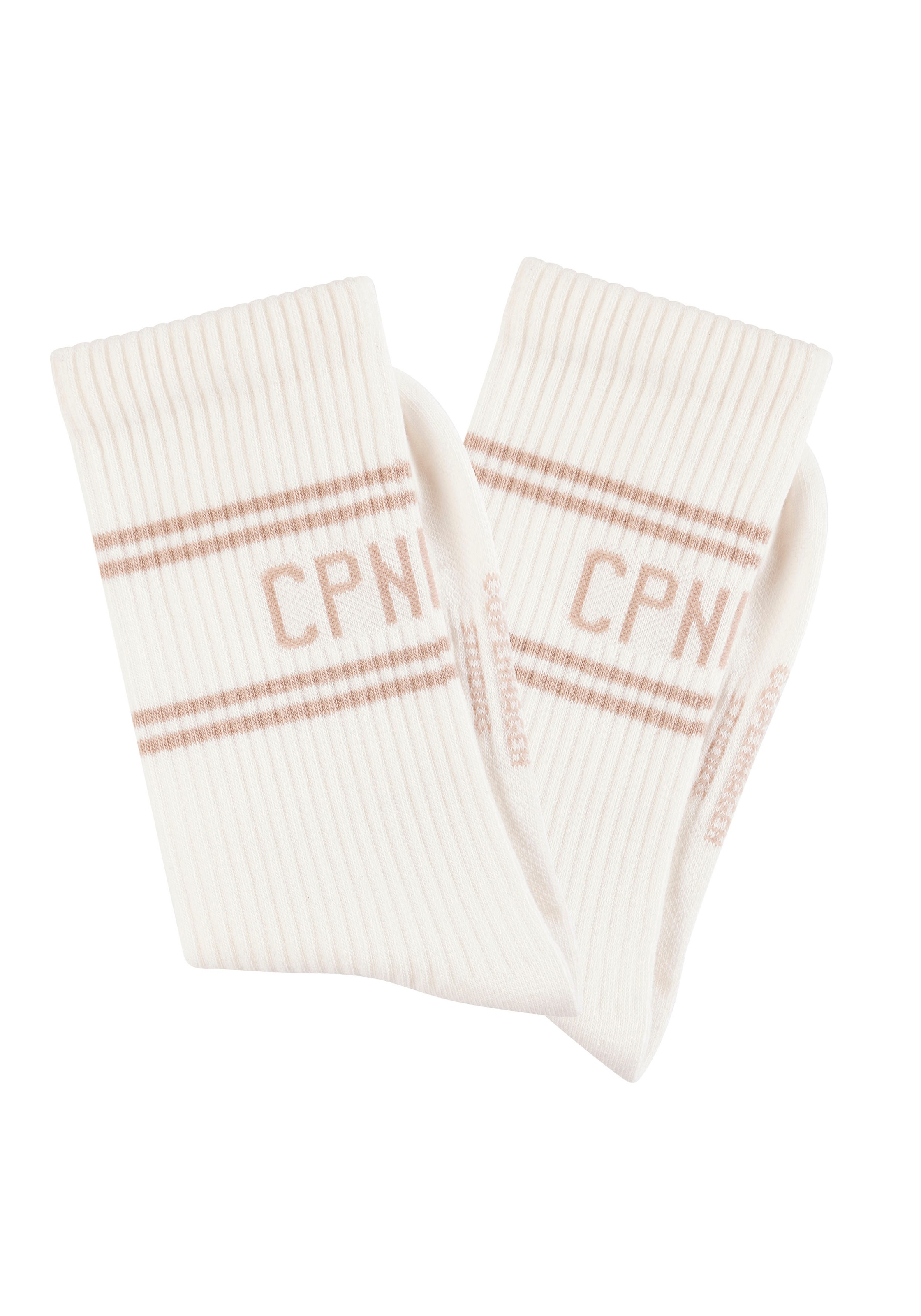 Copenhagen Studios Langsocken Packung, 2 Stk. tlg. mit Pikeé-Struktur unter der Sohle
