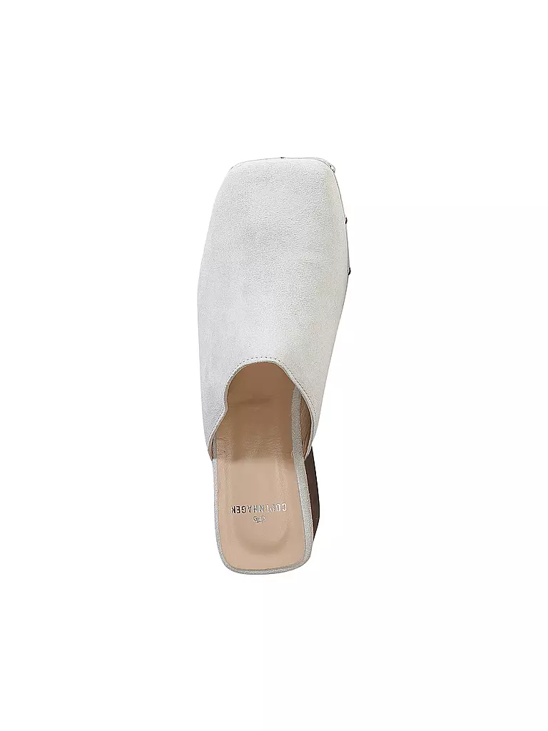 COPENHAGEN Pantoletten - Clogs SUEDE creme