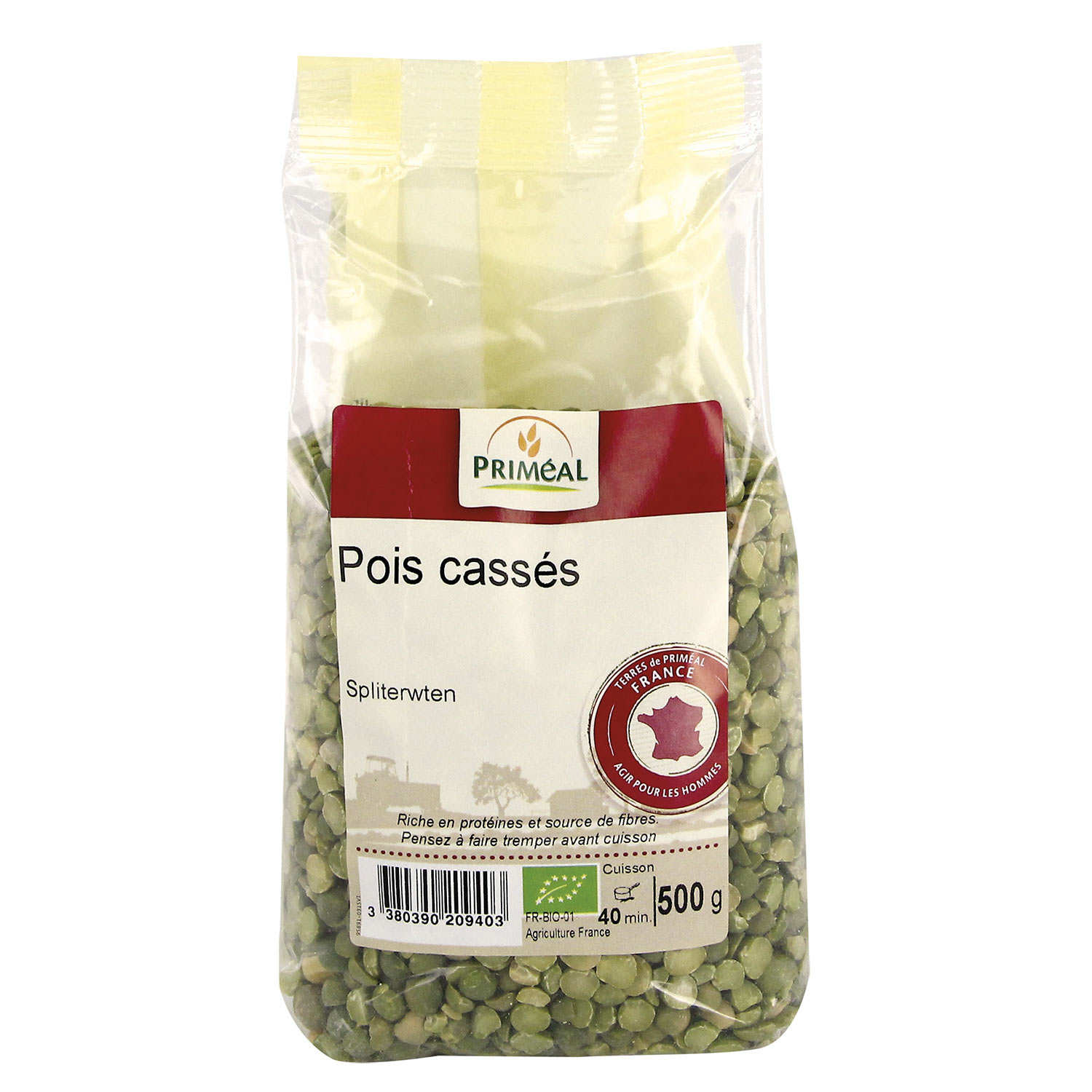 Pois cassés bio