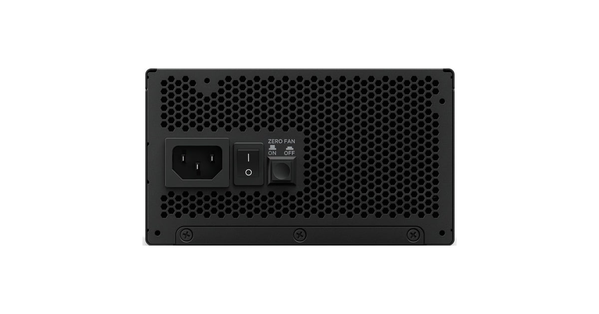 NZXTC1200 Gold ATX 3.1 modulaire 1200 watt voeding   (Zwart, 1x 12V-2x6, 3x PCIe)