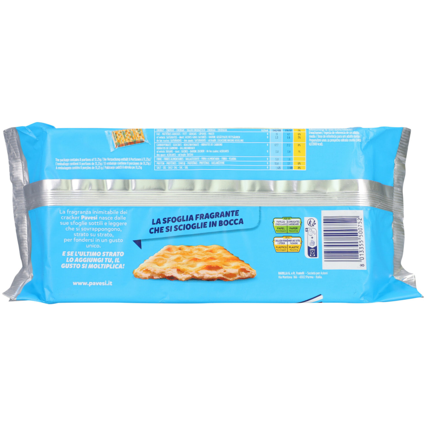 Gran Pavesi Cracker Non Salati