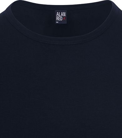 Alan Red Ottawa T-shirt Stretch Navy (2Pack) 6680/2P/06 Ottawa T-shirt Navy kopen