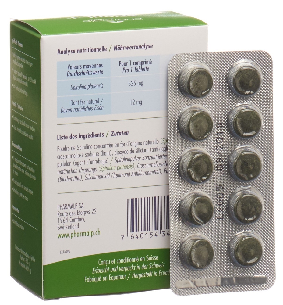 PHARMALP Spirul-1 Tabl 90 Stk