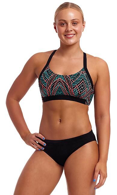 FUNKY TRUNKS - HAUT DE MAILLOT SPIRO MINT