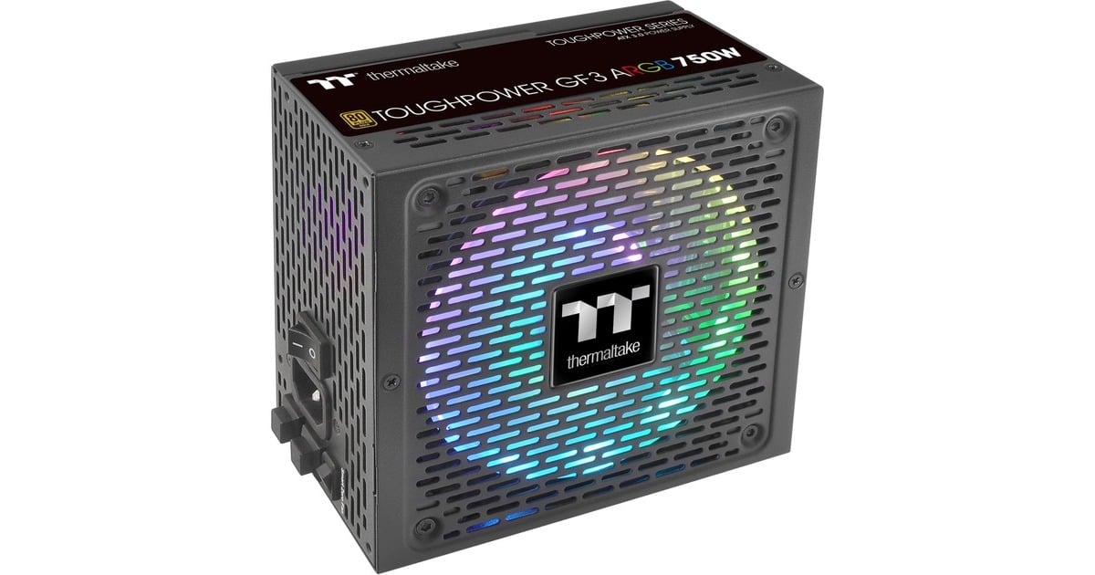 ThermaltakeToughpower GF3 ARGB Gen 5 EU modulaire 750 watt voeding   (Zwart, 4x PCIe)