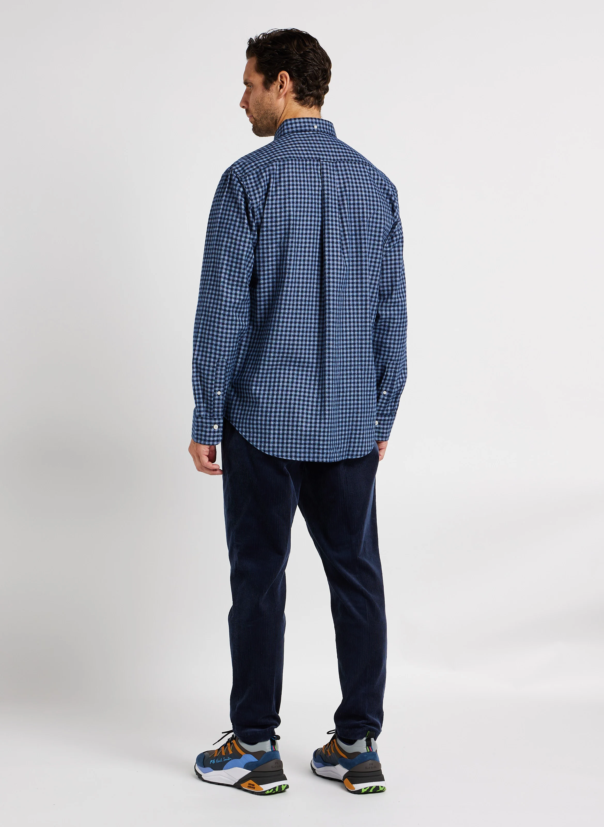 THE FINCH - Pantalon fuselé en coton mélangé | Bleu