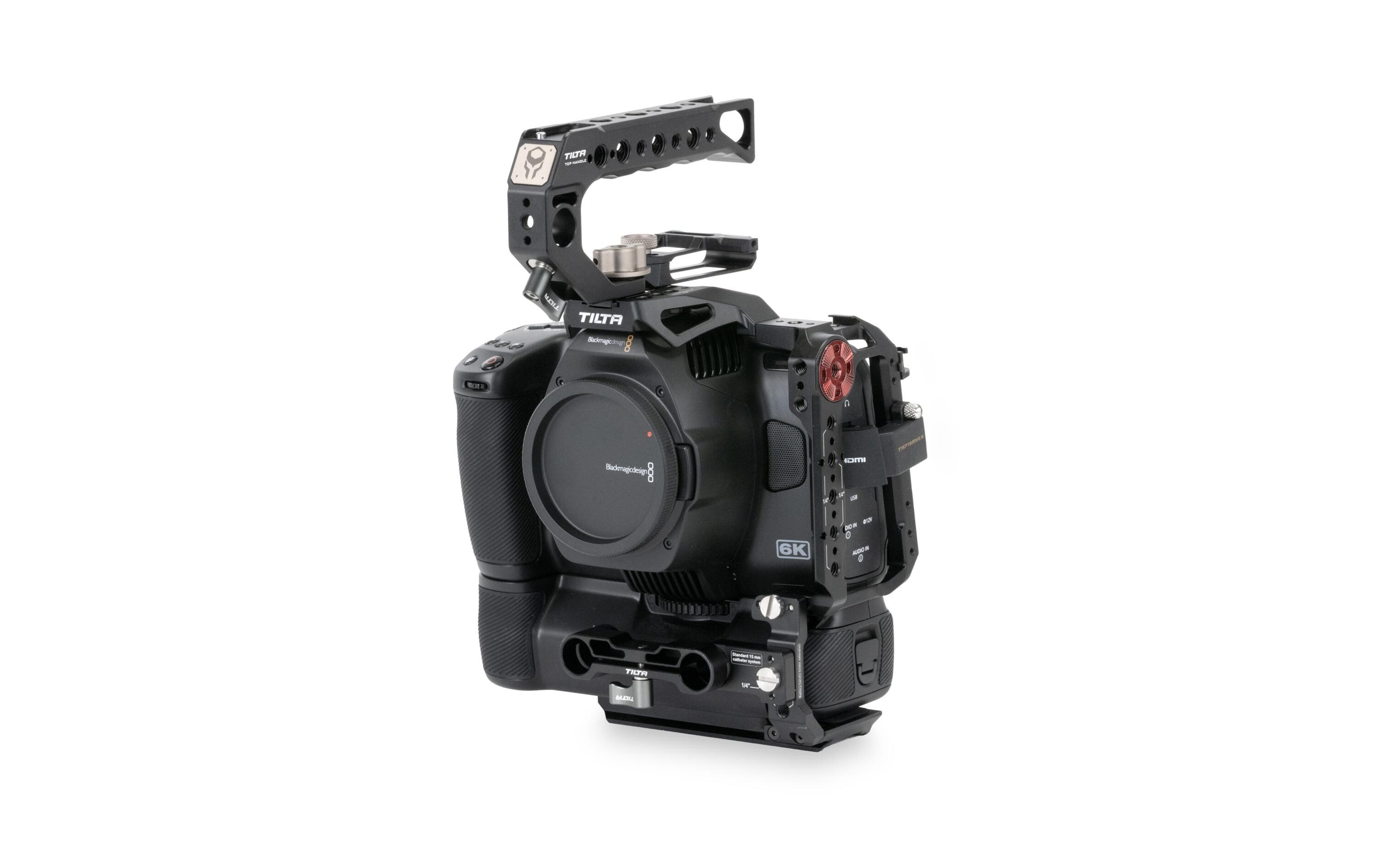 Basic Kit für BMPCC 6K Pro/G2 - Schwarz<br>Bietet eine schützende Panzerung und verbessert die Funktionalität der Kamera