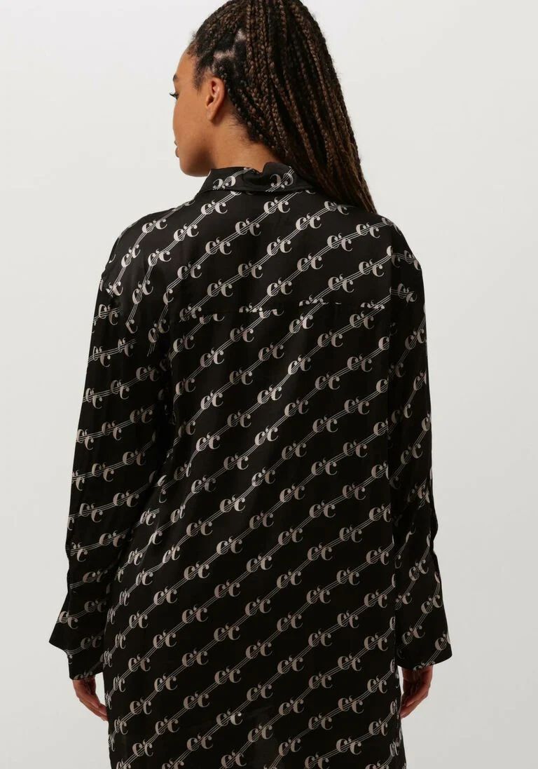 CO\\'COUTURE zwarte co'couture blouse logo oversized shirt
