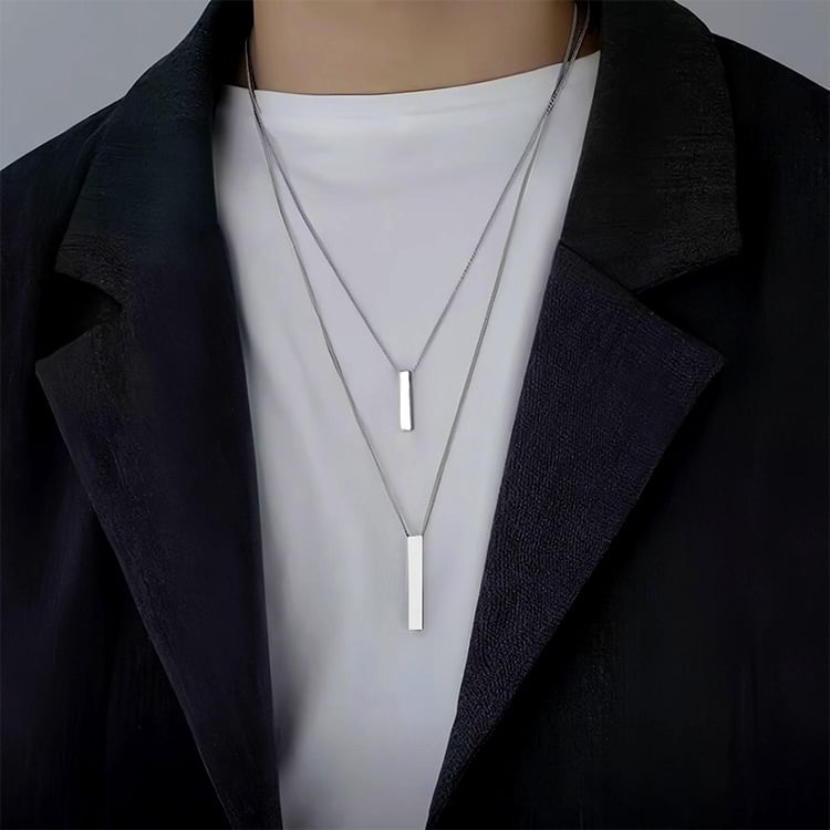 Malikasa - Staaf / Kruis Hanger Ketting
