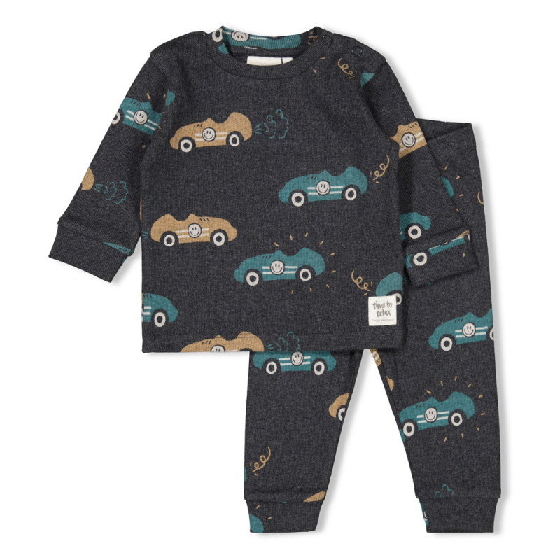Feetje Pyjama Ricky Racer - Premium Sleepwear antraciet melange